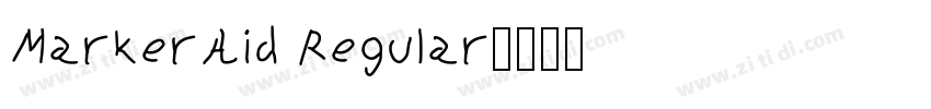 MarkerAid Regular字体转换